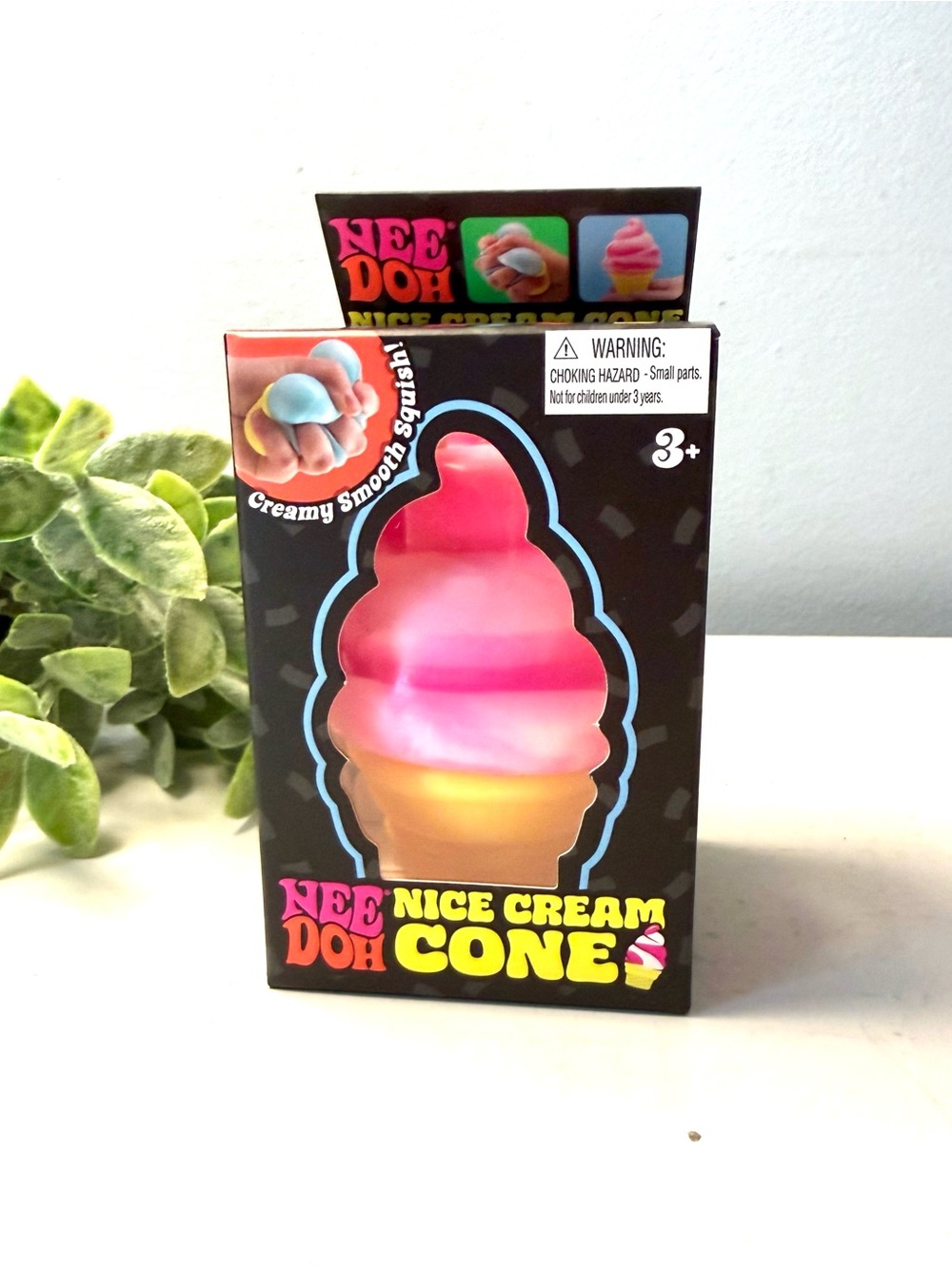 NWT, NeeDoh Nice Cream
Cone, Pink